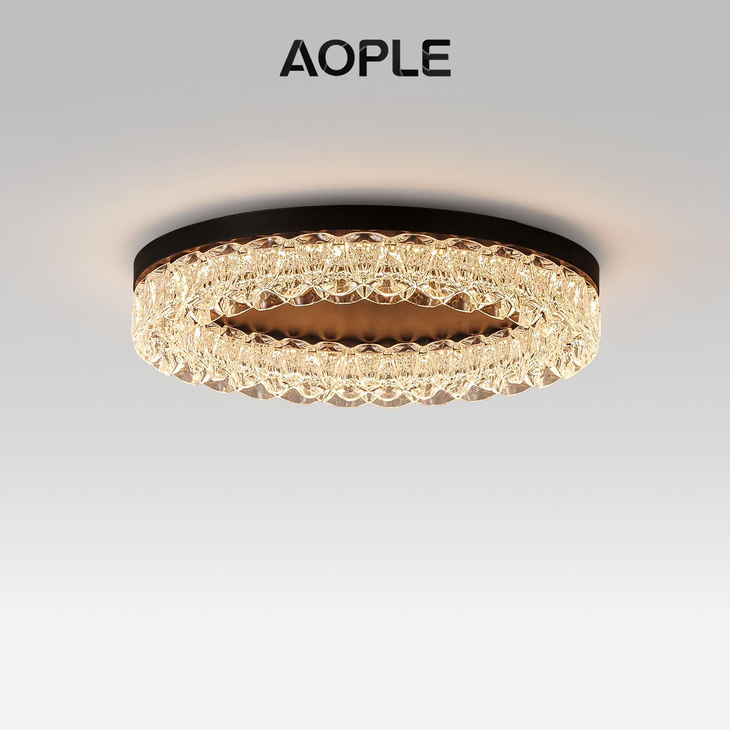 意式轻奢圆形护眼灯卧室吸顶灯