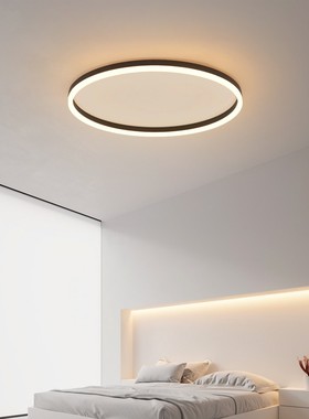 吸顶现代简约圆形北欧客厅灯大气创意房间主卧室灯具餐厅灯AOPLE