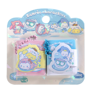 广博三丽鸥可爱迷你豆豆本少女心分享本库洛米美乐蒂大耳狗口袋对本手账本子小号随身便携高颜值笔记本子记事