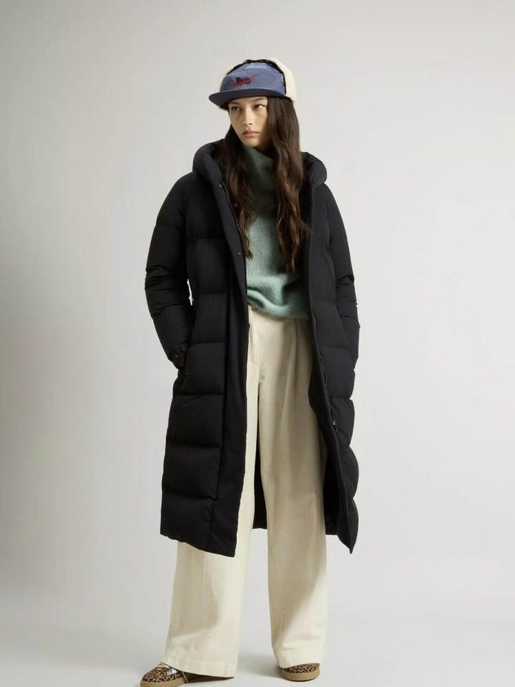 thumbnail for Great Product! American High-End Outdoor Ultra-Thick, Ultra-Light, Ultra-Warm, Breathable, Waterproof Long down Jacket for Women, Priced at $1095