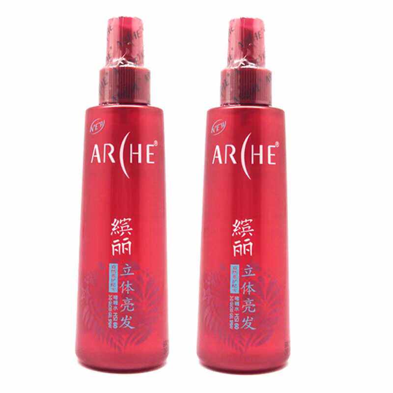 雅倩缤丽立体亮发啫喱水200ml100ml强度定型短发持久发胶摩丝男女