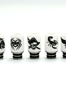 SOMEDAY 510 drip TIP不锈钢+陶瓷滴嘴海盗蝎子烟嘴