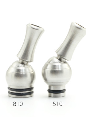 SOMEDAY 510/810 drip TIP 360度旋转不锈钢滴嘴烟嘴BXG-024