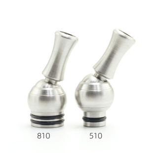 SOMEDAY 510/810 drip TIP 360度旋转不锈钢滴嘴烟嘴BXG-024