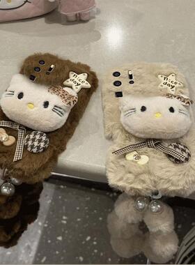 适用华为Pura70pro手机壳P70/P60pro/P60毛绒P50pro秋冬P50卡通P40pro可爱P40女款P30pro卡通可爱HBN-AL00女