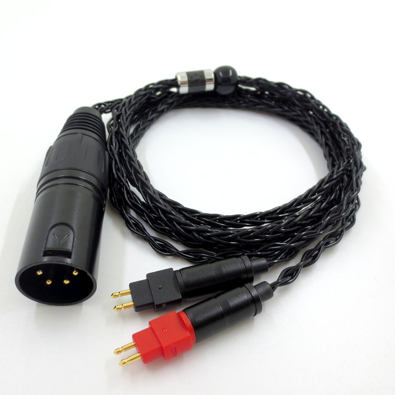森海头戴耳机HD580 HD600 HD650 HD660S耳机升级线XLR卡侬平衡线