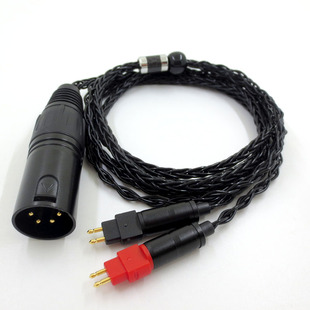 森海头戴耳机HD580 HD600 HD650 HD660S耳机升级线XLR卡侬平衡线