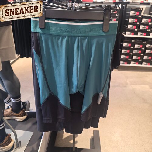 安德玛UA HeatGear® Elite男士训练运动加长款紧身短裤6015388