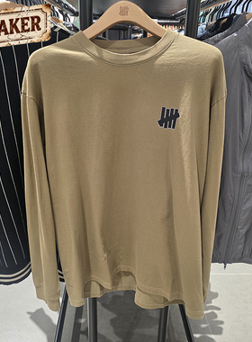 UNDEFEATED五条杠龙虎斗潮流美式复古男长袖秋纯棉T恤UC43GLS06M