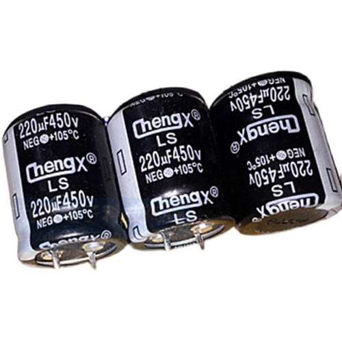 Chang电解电容 450v220uF 25x30mm 220uf450v华威  LS系列 105度