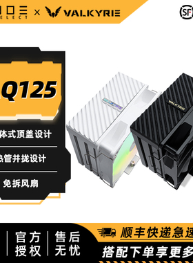 VK 瓦尔基里 AQ125 单塔风冷CPU散热器 ARGB神光同步 4热管触