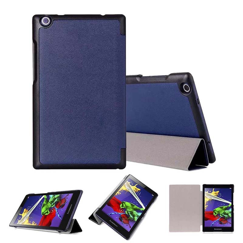 现货适用于联想Tab2 A8-50F A8-50LC平板皮套超薄三折电压皮套