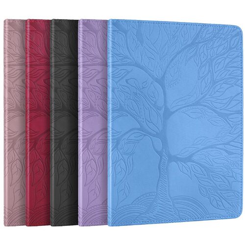 适用于红米pad SE平板保护套小米平板6max生命树压花旋转支架皮套