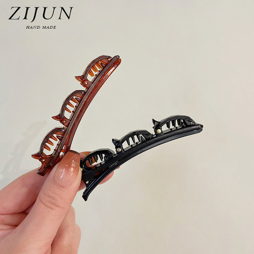 紫郡编发夹亚克力刘海造型侧边夹