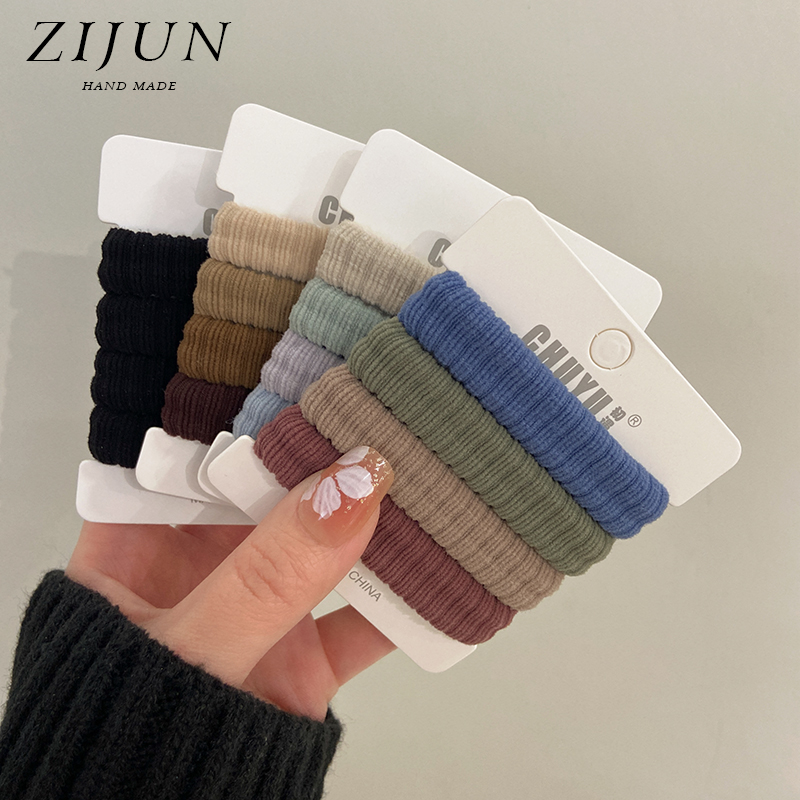 实用基础宽边无痕发绳女毛巾圈