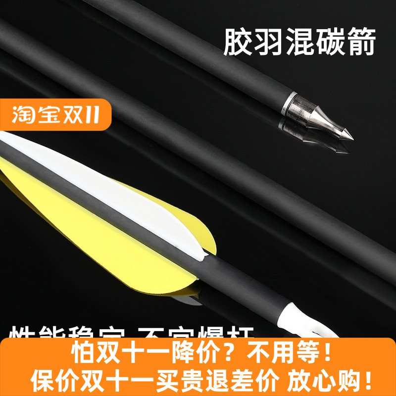 弓箭成品箭混碳箭可换箭头防爆箭