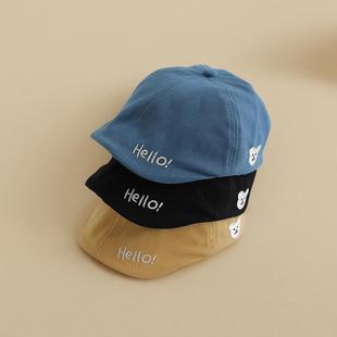 宝宝贝雷帽可爱春秋季男宝前进帽女宝休闲百搭幼童鸭舌帽儿童帽子