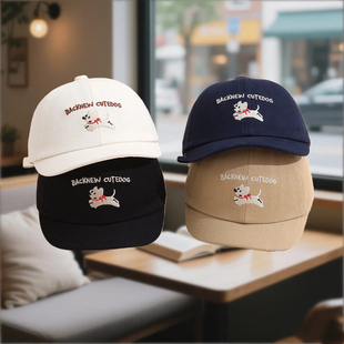 宝宝帽子遮阳春秋婴幼儿童棒球帽短檐春季洋气男宝女宝鸭舌帽幼童