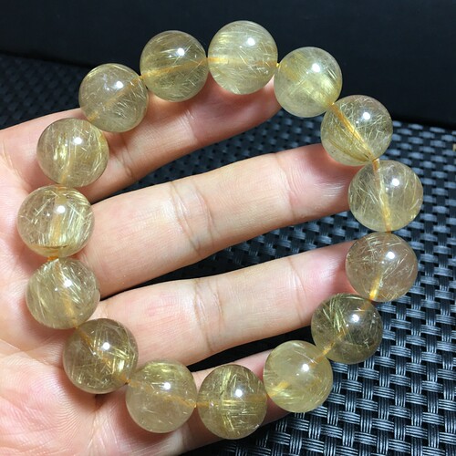 天然水晶手链发丝多一物男女