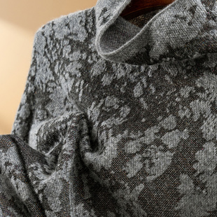 法柜100羊绒细闪亮丝提花毛衣打底D女80E4 有亮点 H春上7号 时尚