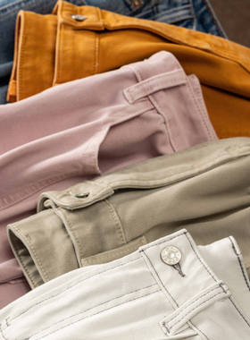 春天家 裤型太好！茧型镰刀裤 法G含天丝高腰阔腿牛仔裤H女99F1