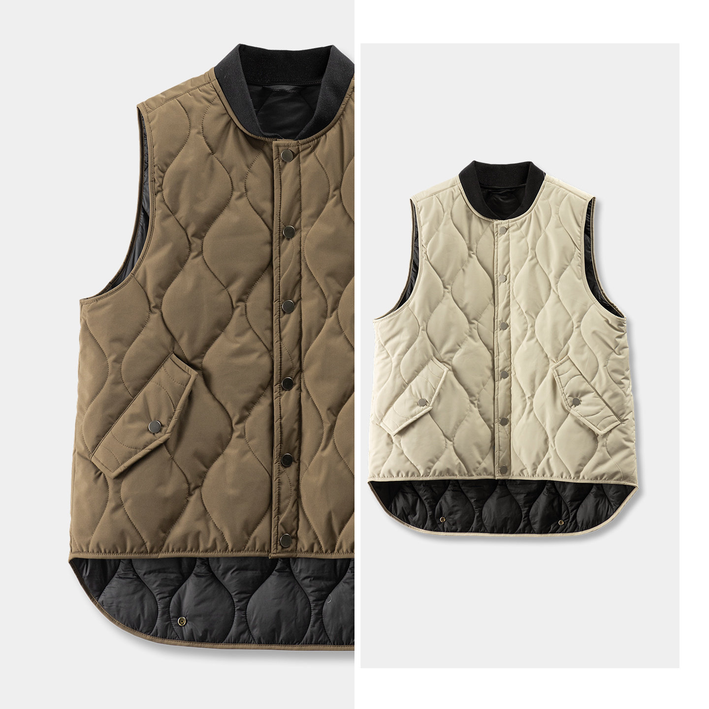 法柜3M新雪丽暖绒棉服马甲外套