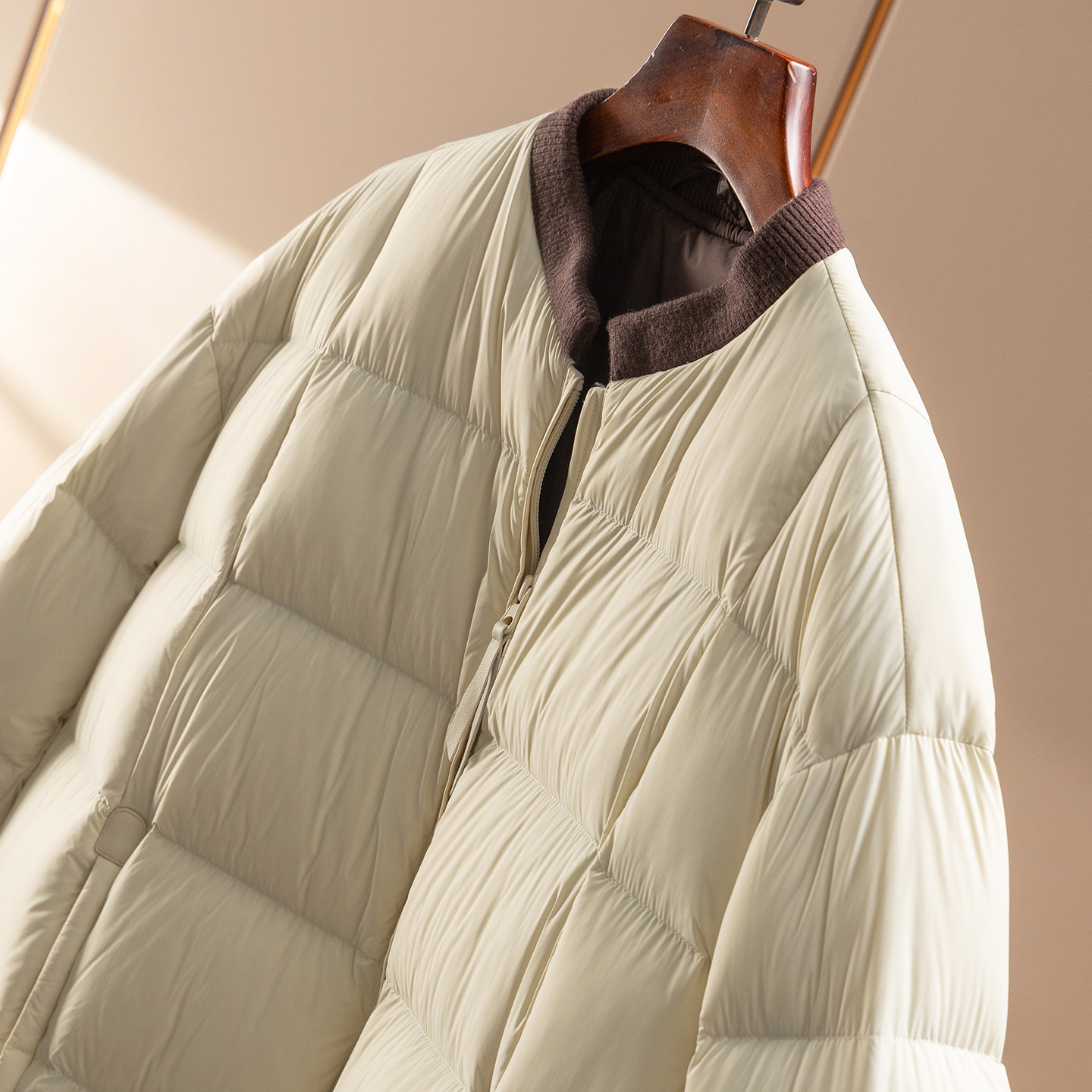 法柜90白鹅绒A版廓形加厚羽绒服