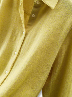 H春上7号 少见高品 法奢2K+舒适通勤人字纹100羊毛衬衫女30J3 特