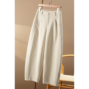 法G立裁压褶高腰镰刀裤 ￥299 弯刀裤 春天家 女84B2 秒