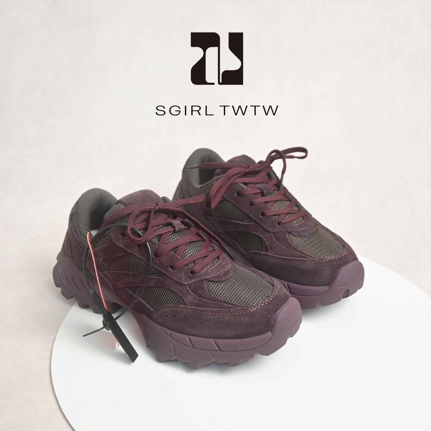 SGIRLTWTW复古厚底老爹鞋