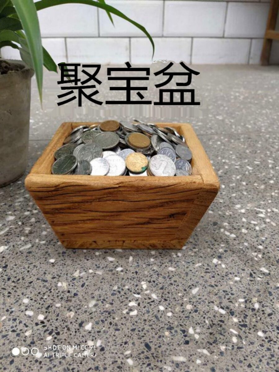 老米斗升旧木料制作招财进宝斗仿古摆件开张礼品创意艺术厂家直销