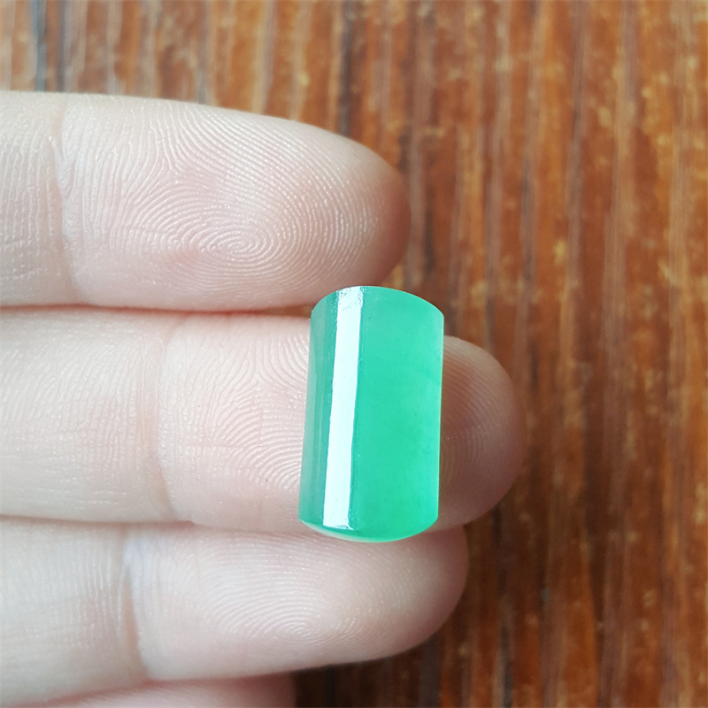 缅甸翡翠裸石冰种翡翠马鞍玉坠