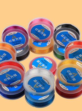 低圆HGJK透明弹力线皮筋松紧线穿珠绳水晶手链手串弹力绳串珠