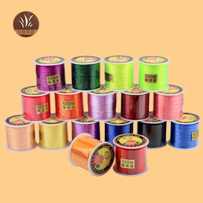 手链皮筋弹力线串珠水晶佛大卷