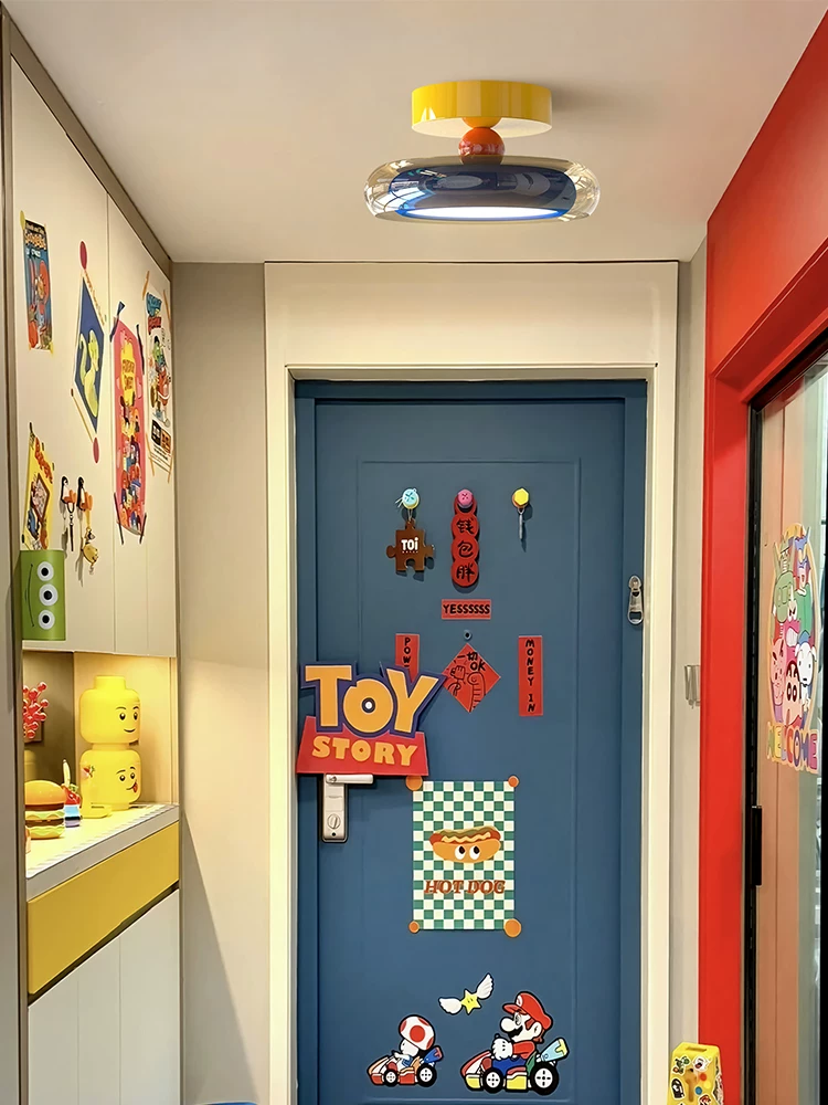 多巴胺走廊过道灯艺术创意入户玄关吸顶灯轻奢中古风衣帽间阳台灯,家装灯饰光源,厨卫/阳台/玄关/过道吸顶灯,淘宝优惠券,粉丝福利购,淘宝优惠卷