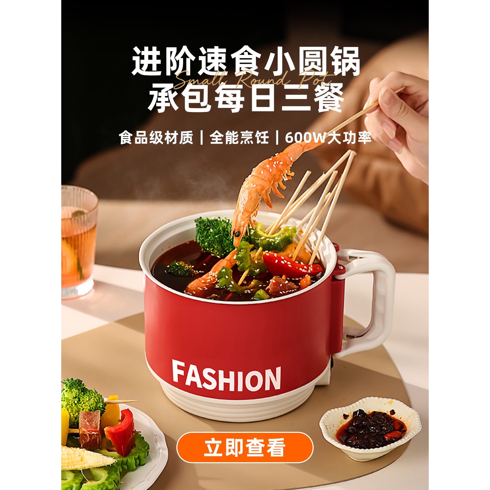 多功能电煮锅学生宿舍小型