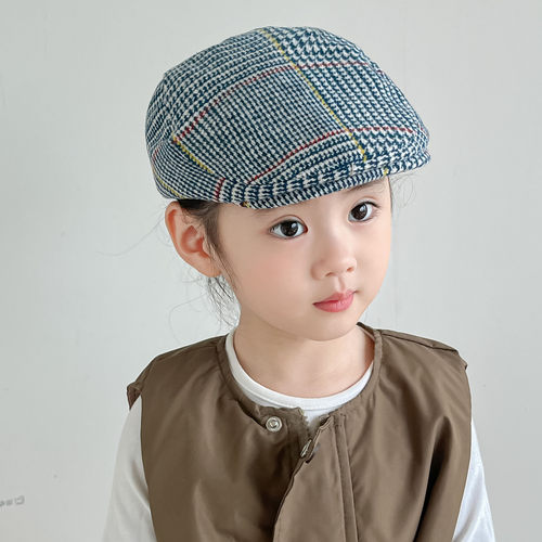 儿童贝雷帽韩版秋冬款