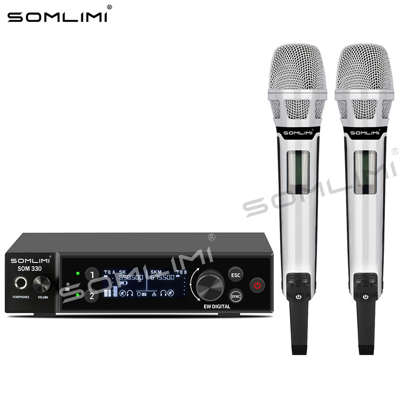 SOMLIMI 330 专业无线演出舞台话筒婚庆乐队唱歌直播家用麦克风