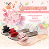 Korean Edition summer Sandy beach melissa Women's Shoes Sandals student Big boy Versatile leisure time Flat heel bow Fish mouth