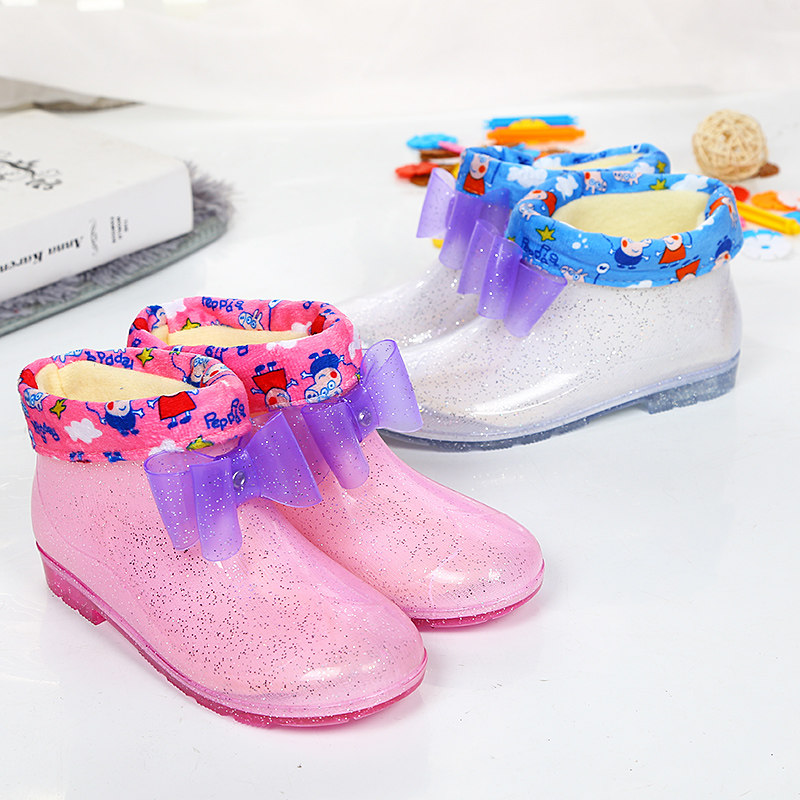 winter keep warm children Rain shoes girl non-slip jelly Korean Edition girl keep warm student Boots plastic cement Water shoesin the Shoes/Baby Shoes/Parent-child shoes , Wellies  category - from Buy2taobao.com to provide professional Taobao agent buy service