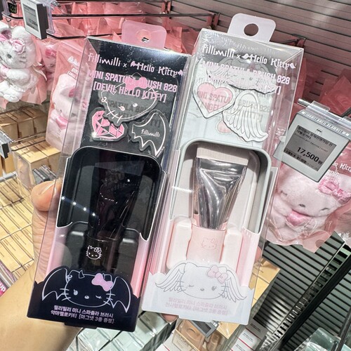 韩国专业化妆刷天使恶魔联名铁盒