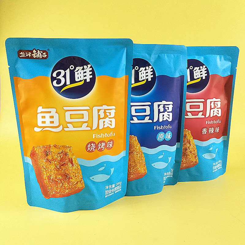 盐津铺子200g鱼豆腐31°鲜豆腐干