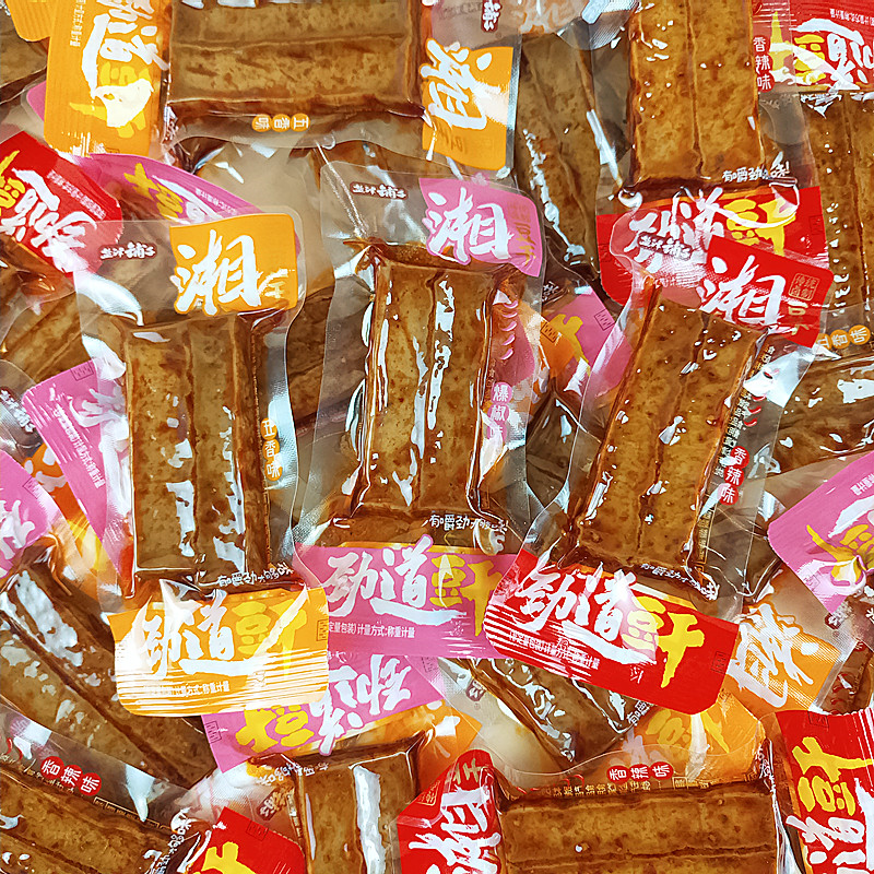 5斤盐津铺子劲道豆干整箱批发
