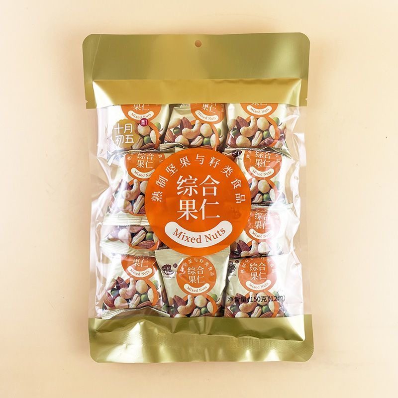 十月初五综合果仁150g每日坚果混合独立小包装干果年货解馋零食品,零食/坚果/特产,混合坚果,淘宝优惠券,粉丝福利购,淘宝优惠卷