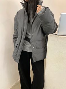 小众宽松显瘦立领鹅绒服女款 韩版 保暖外套 新款 韩国东大门2025冬季