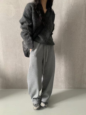 欧洲站2025原创卫裤小众休闲裤