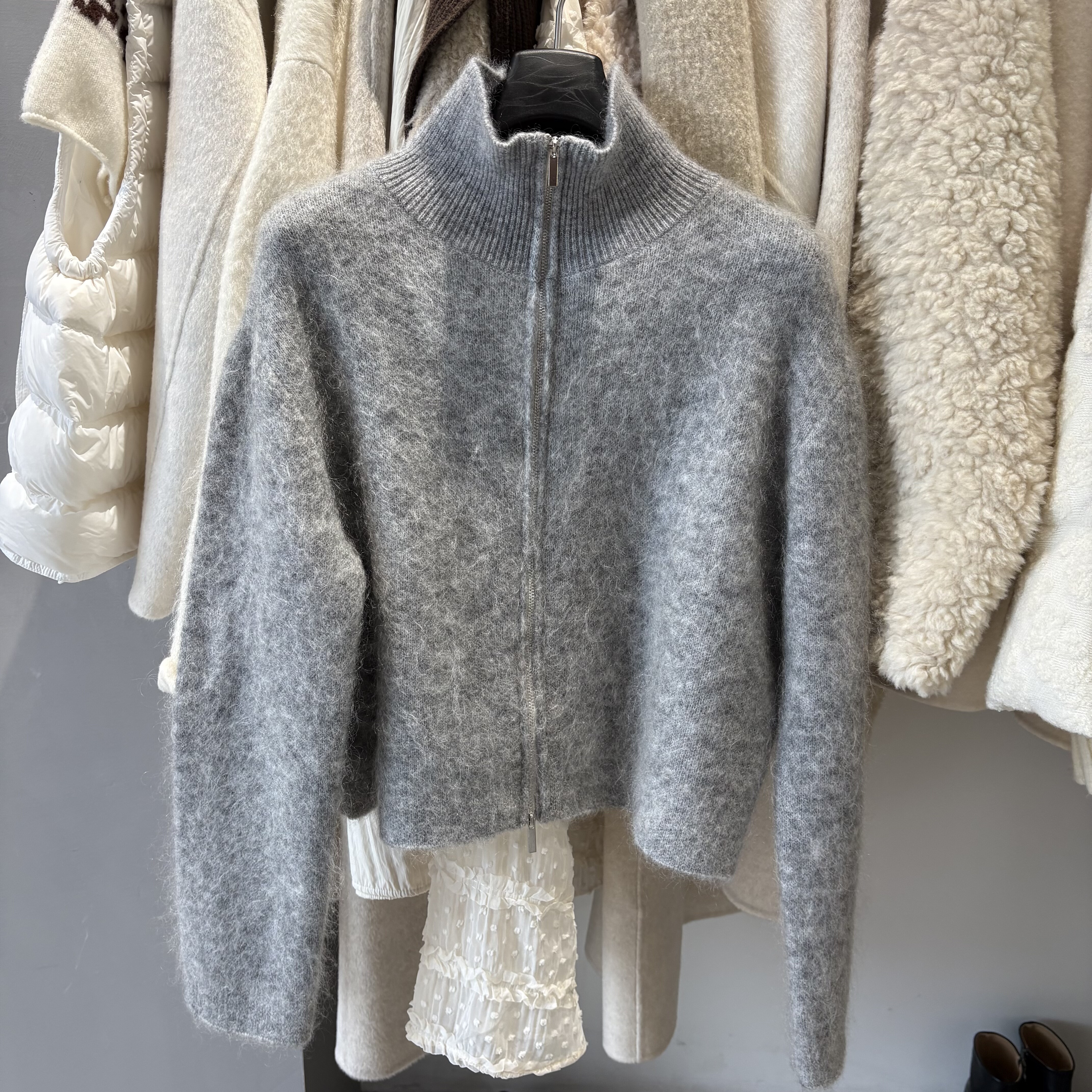 韩国东大门时尚百搭宽松短外套