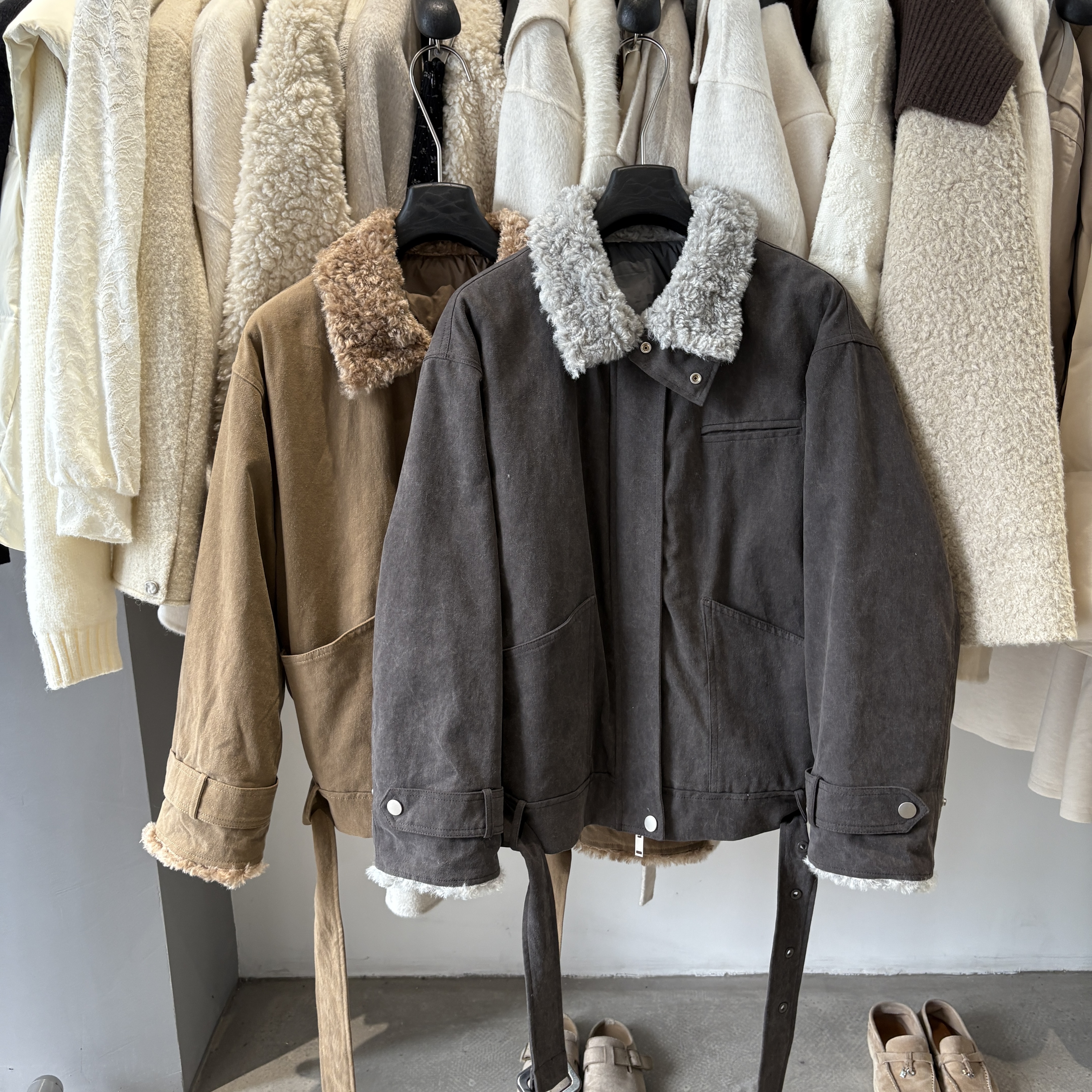 韩国东大门2025冬季新款鸭绒外套