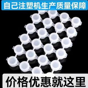 石膏彩绘颜料分装盒丙烯 水彩粉颜料密封盒小盒装3ml六连体调色盘
