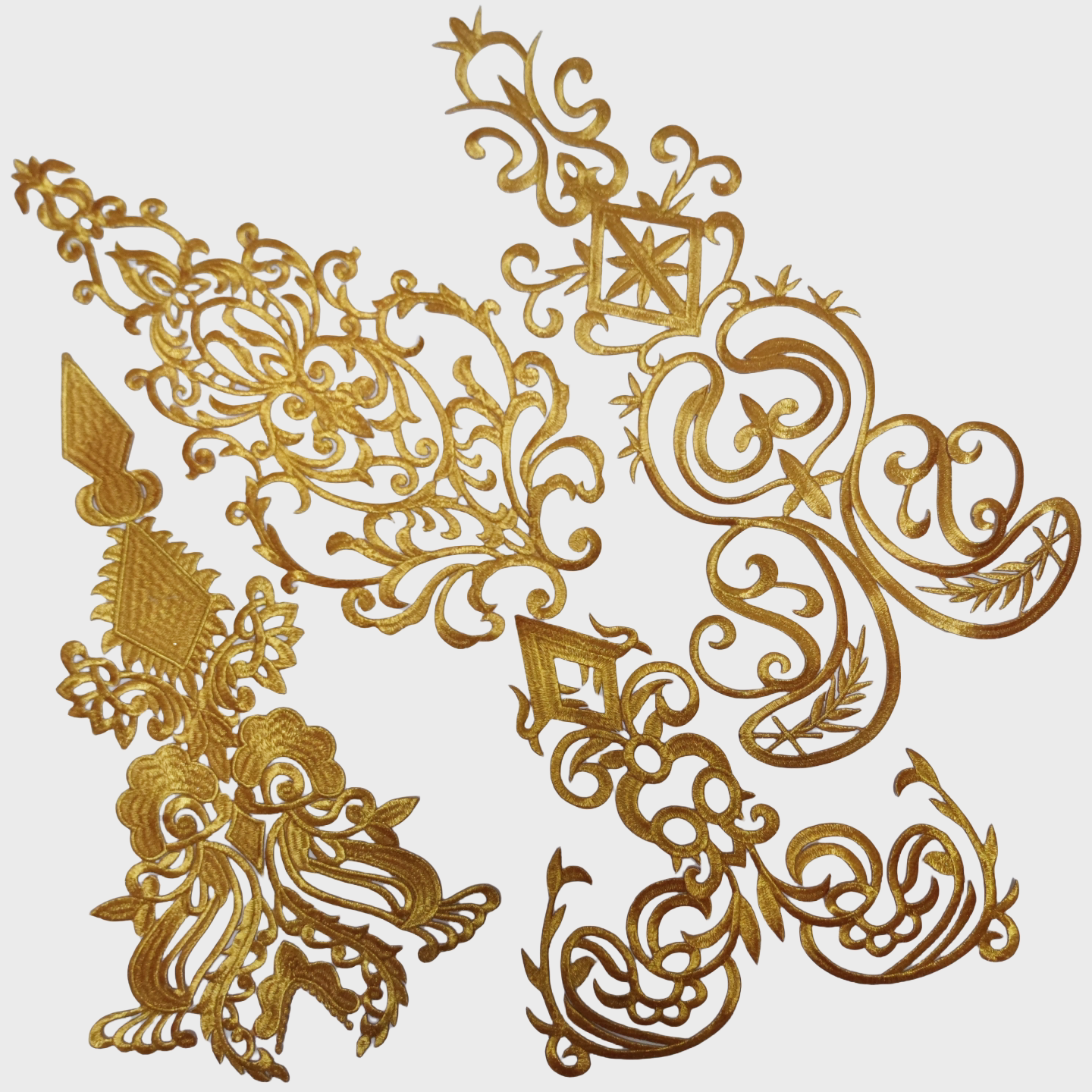 新款民族大号祥云刺绣布贴古装汉服国风绣花演出服装辅料熨烫贴花